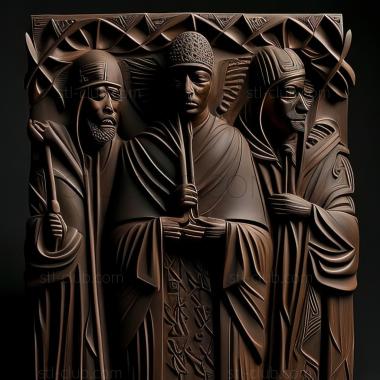 3D model Black Priests (STL)